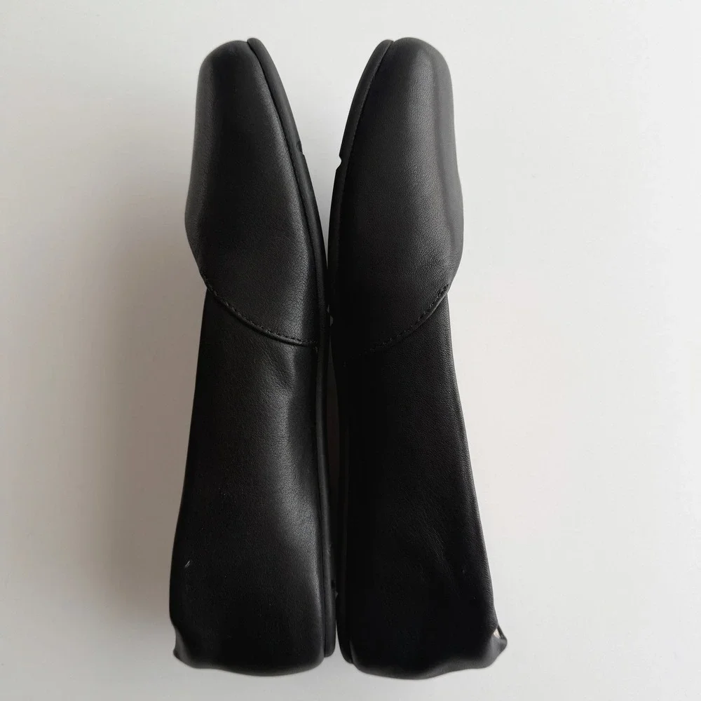 Xero EUC Phoenix Ballerine Barefoot Leather Slip On Black Ballet Flat Shoes sz 9